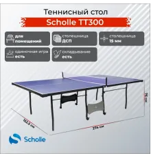 Теннисный стол Scholle, TT300