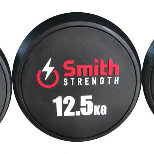 Гантельный ряд обрезиненый (комплект 5 пар от 27,5 до 37,5кг.) Smith Сила (Strength) DB145