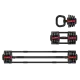 Гантель регулируемая 18кг + штанга + гиря, HYFIT, набор 3в1, D7040