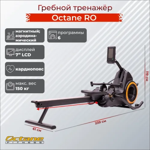 Гребной тренажер Octane Фитнес RO