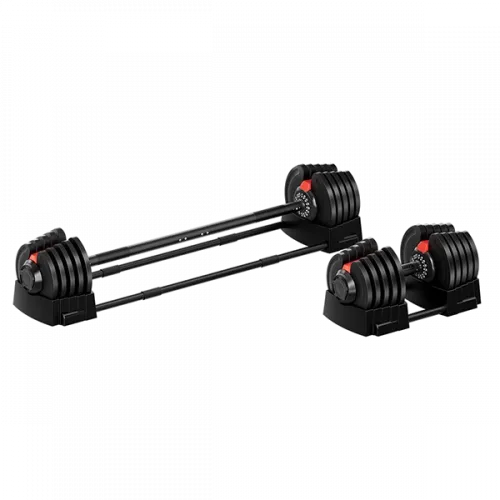 Гантель регулируемая 40кг + штанга, HYFIT, набор 2в1, D7060