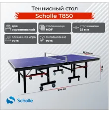 Теннисный стол Scholle, T850