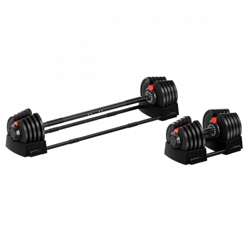 Гантель регулируемая 40кг + штанга, HYFIT, набор 2в1, D7060