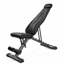 Скамья силовая, универсальная HYFIT, складная, черная D008