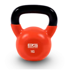 Гиря BRONZE GYM в виниловой оболочке 16 кг