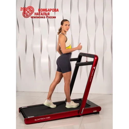 Беговая дорожка Titanium Masters Slimtech C20, красная