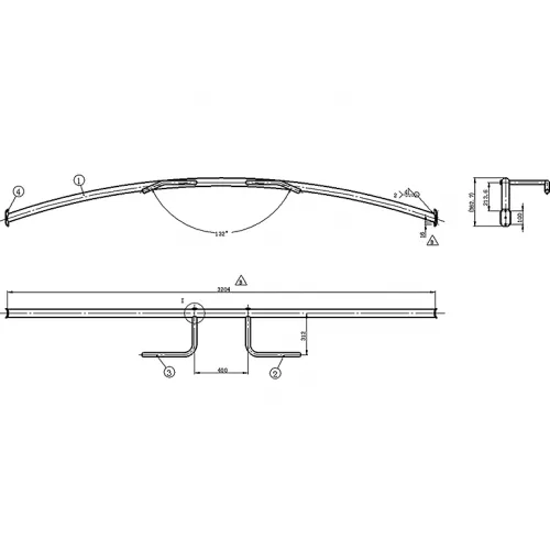 Опция перекладины кроссовера Hasttings Digger HD023OPT-1