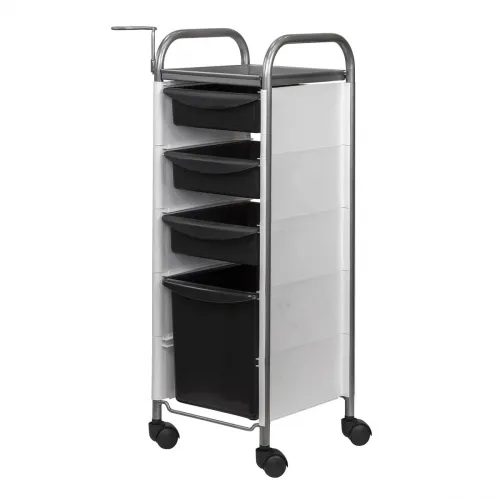 Тележка парикмахерская М-02 box, черный