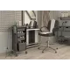 Тележка парикмахерская М-03 box, белый
