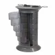 Парикмахерская тележка GiroCo Doble Plus, серый