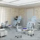 Педикюрное кресло Шарм-03 (Элегия-3В), 3 мотора, Чёрный