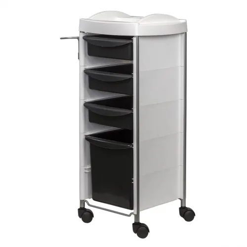 Тележка парикмахерская М-03 box, белый
