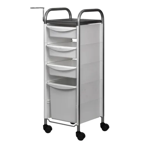 Тележка парикмахерская М-02 box, черный