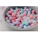 Игрушка Детский сухой бассейн Romana Зефир 150 шариков (серый / Серый микс)