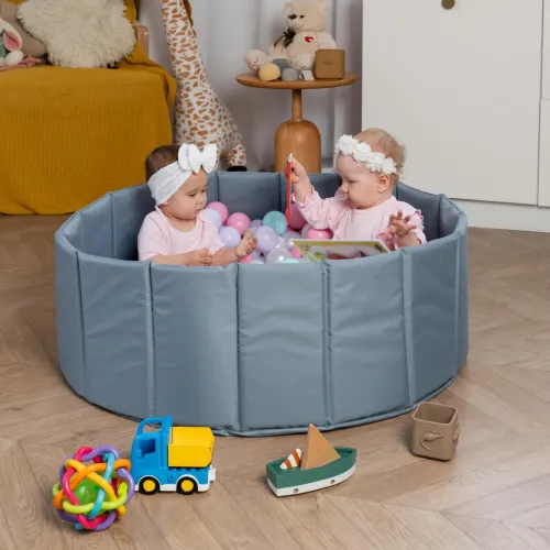 Игрушка Детский сухой бассейн складной Romana Сканди (бежевый)
