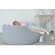 Игрушка Детский сухой бассейн Romana Зефир 150 шариков (серый / Серый микс)
