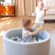 Игрушка Детский сухой бассейн Romana Зефир мини 150 шариков (бирюзовый / Серый микс)