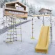 Детский спортивный комплекс для дачи ROMANA Богатырь Плюс 2 (с качелью Диск)