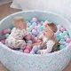 Игрушка Детский сухой бассейн Romana Фламинго 150 шариков (Розовый микс)