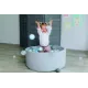 Игрушка Детский сухой бассейн Romana Зефир 150 шариков (серый / Серый микс)