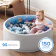 Игрушка Детский сухой бассейн Romana Мир внутри 150 шариков (Аквариум / Grey mix)