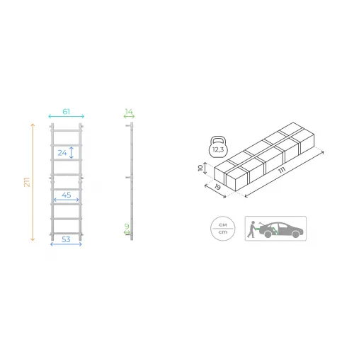 Шведская стенка ROMANA С11