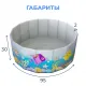 Игрушка Детский сухой бассейн Romana Мир приключений складной (Аквариум)