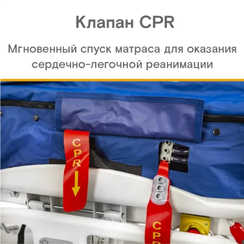 Противопролежневая система с алюминиевым компрессором, вентиляцией и функцией статик MET АИР ПРО -1000 23451