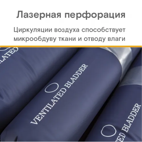 Противопролежневая система с алюминиевым компрессором, вентиляцией и функцией статик MET АИР ПРО -1000 23451