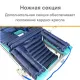 Бесшумный противопролежневый трубчатый матрас с отверстием и доп.секцией MET АИР WC-200 (AIR WC-200) 22191