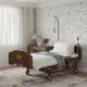 Кровать функциональная медицинская электрическая с полным переворотом, с туалетом, с "ушками" MET ЕВА (EVA) 23167