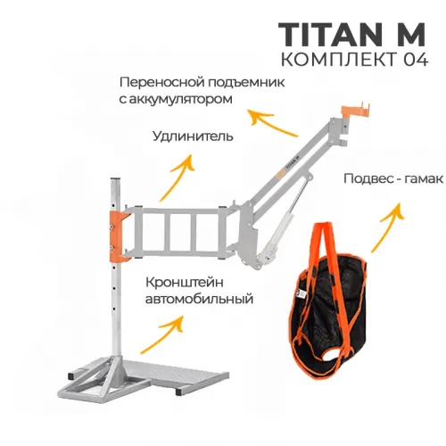 Комплект 04 подъемник для инвалидов автомобильный MET ТИТАН М КОМПЛЕКТ 04 21593