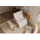 Кровать с ПОВОРОТНЫМ КРЕСЛОМ, для лежачих больных МЕТ РАУНД АП (RAUND UP) 20331