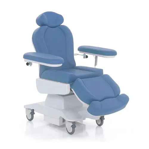 Кресло для диализа и химиотерапии синего цвета MET BK-100 18964