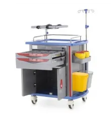 Тележка медицинская Med-Mos ЕТ850-02 ТМ-021АН-00 серый