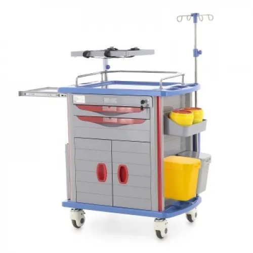 Тележка медицинская Med-Mos ЕТ850-02 ТМ-021АН-00 серый