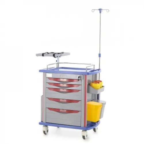 Тележка медицинская Med-Mos ЕТ850-01 ТМ-020АН-00 серый