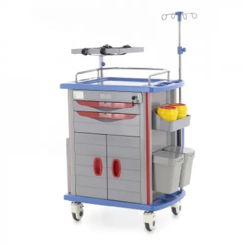Тележка медицинская Med-Mos ЕТ750-02 ТМ-002АН-00 серый