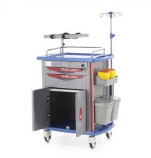 Тележка медицинская Med-Mos ЕТ750-02 ТМ-002АН-00 серый